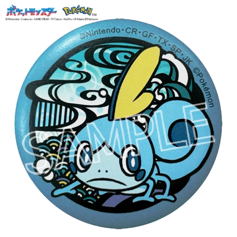 切り絵シリーズ 和紙缶バッジ メッソン
