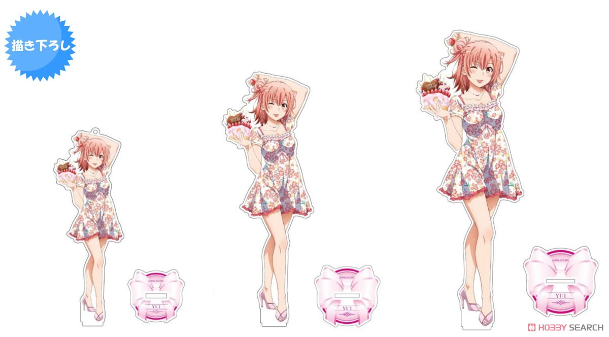 やはり俺の青春ラブコメはまちがっている。完 アクリルフィギュアM／由比ヶ浜結衣お花柄 3