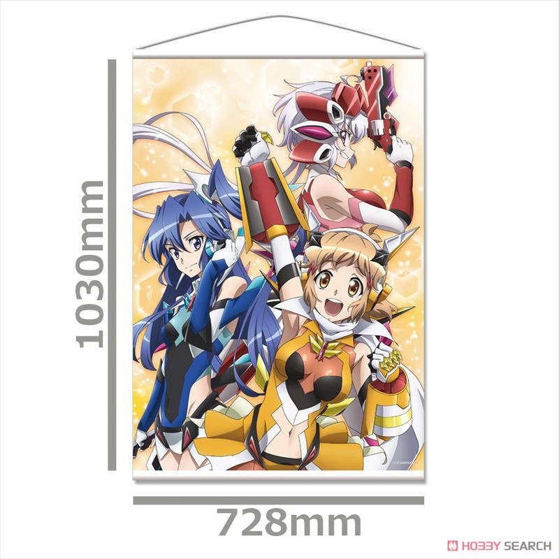 戦姫絶唱シンフォギアXV B2タペストリーB［響＆翼＆クリス］ 3