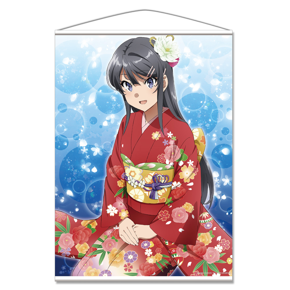青春ブタ野郎はバニーガール先輩の夢を見ない B1タペストリー［桜島麻衣 着物Ver.］ 2