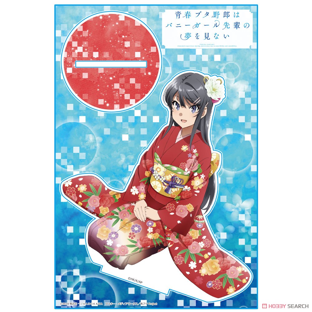 青春ブタ野郎はバニーガール先輩の夢を見ない アクリルキャラスタンド［桜島麻衣 着物Ver.］ 2