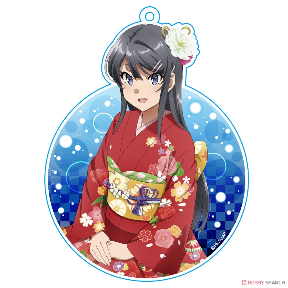 青春ブタ野郎はバニーガール先輩の夢を見ない アクリルキーホルダー［桜島麻衣 着物Ver.］ 2