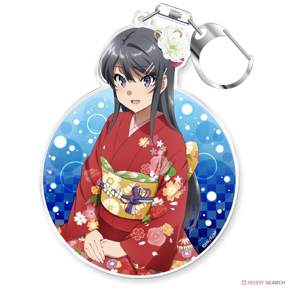 青春ブタ野郎はバニーガール先輩の夢を見ない アクリルキーホルダー［桜島麻衣 着物Ver.］ 3