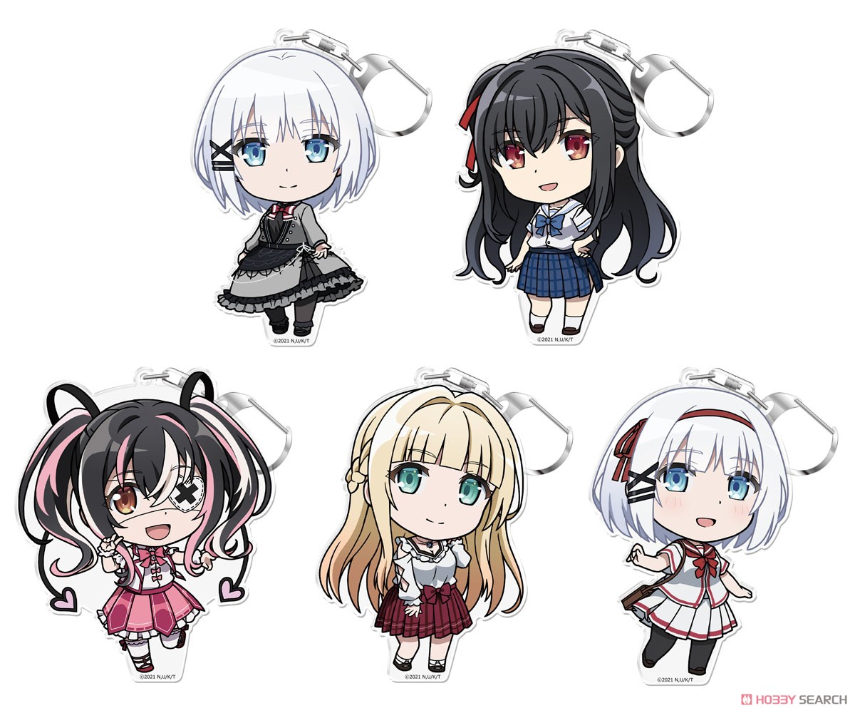 探偵はもう、死んでいる。 ぷにこれ！キーホルダー(スタンド付) シエスタ 制服ver. 7