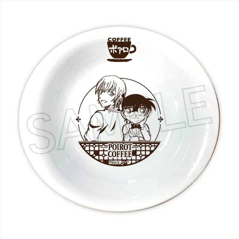 喫茶ポアロシリーズ　パスタ・カレー皿　B コナン＆安室【再販】