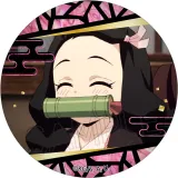 螺鈿風シリーズ　缶バッジ　竈門禰󠄀豆子 1