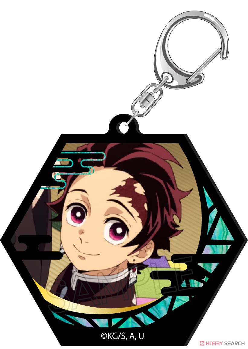 螺鈿風シリーズ　アクリルキーホルダー　竈門炭治郎 2