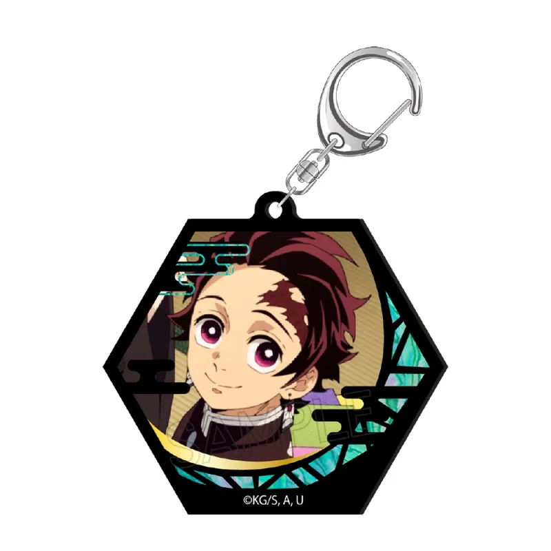 螺鈿風シリーズ　アクリルキーホルダー　竈門炭治郎