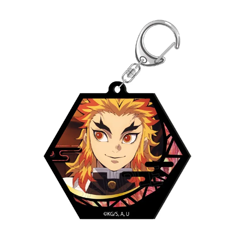 螺鈿風シリーズ　アクリルキーホルダー　煉獄杏寿郎