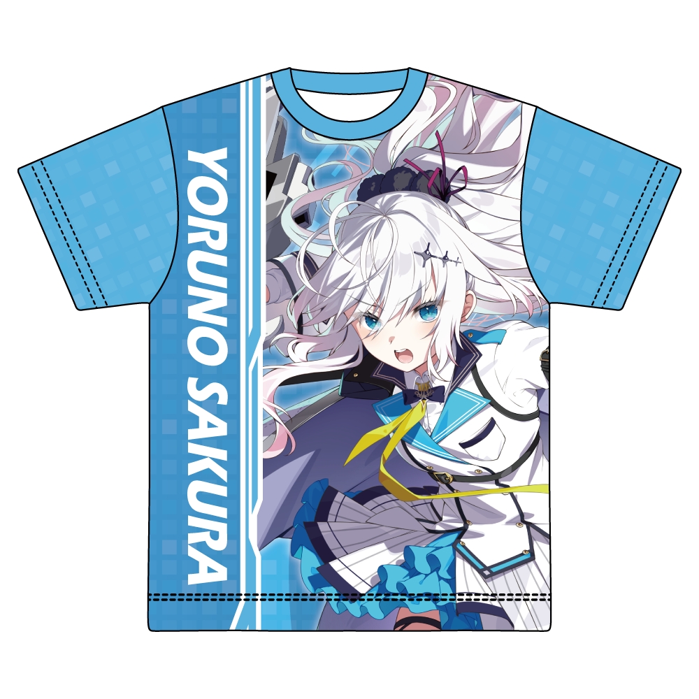 ディメンション凸ラバース!! フルグラフィックTシャツ 夜乃桜 2