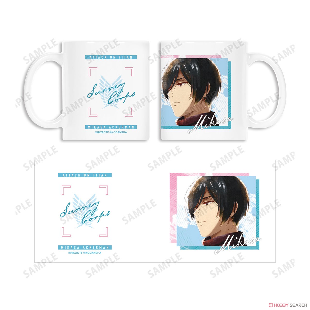 ミカサ Ani-Art aqua label マグカップ 4