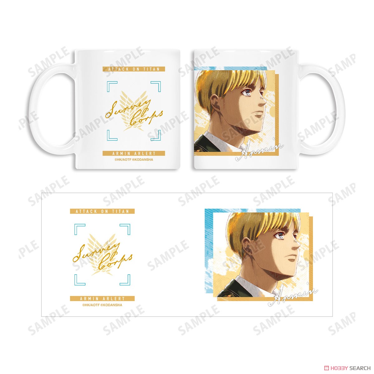 アルミン Ani-Art aqua label マグカップ 4