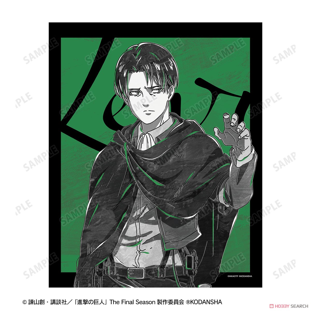 リヴァイ Ani-Art BLACK LABEL キャンバスボード 3