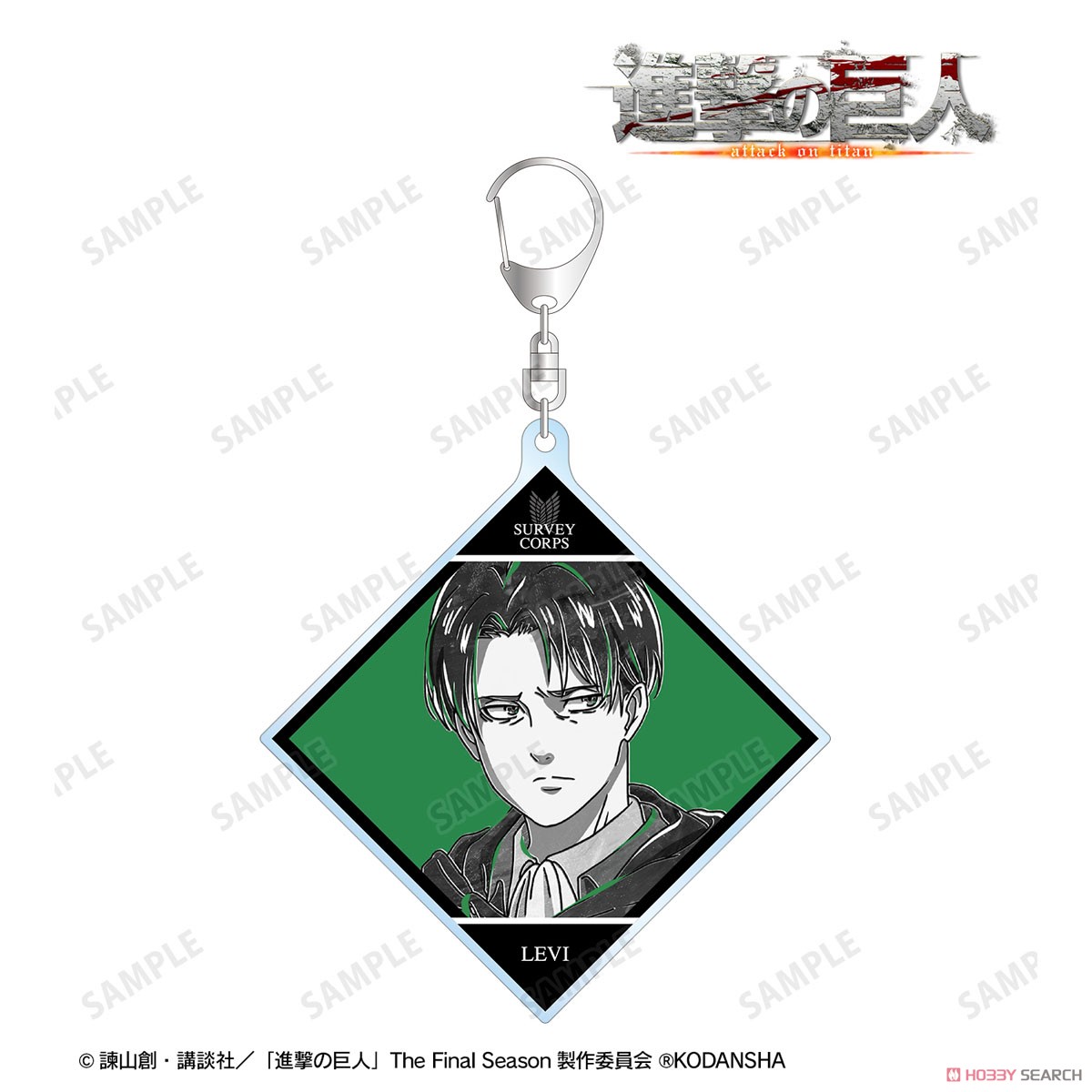 リヴァイ Ani-Art BLACK LABEL BIGアクリルキーホルダー 3