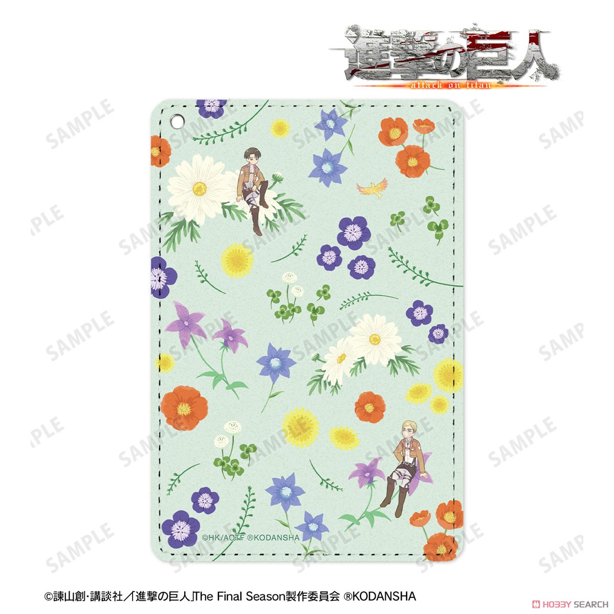 エルヴィン＆リヴァイ Botania 1ポケットパスケース 2