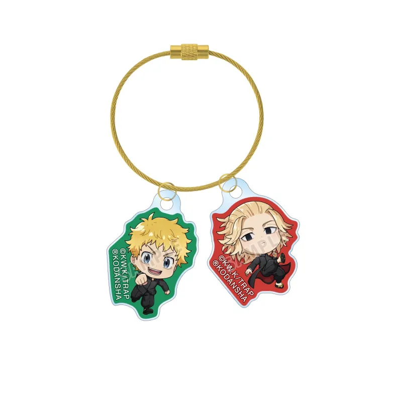 花垣 武道＆佐野 万次郎 2連ワイヤーアクリルキーホルダー
