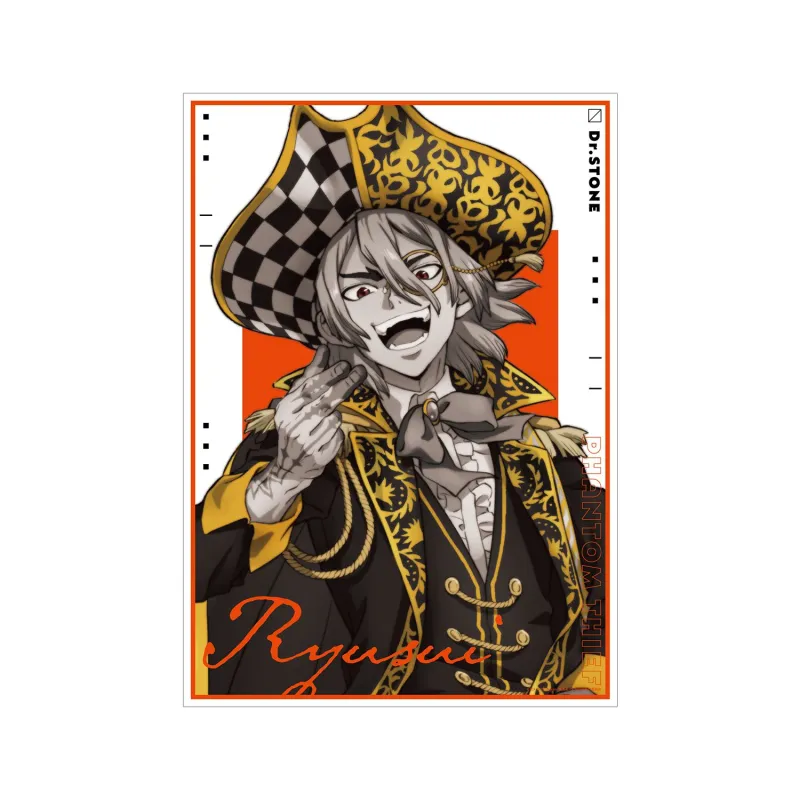 描き下ろしイラスト 七海龍水 怪盗団ver. A3マット加工ポスター