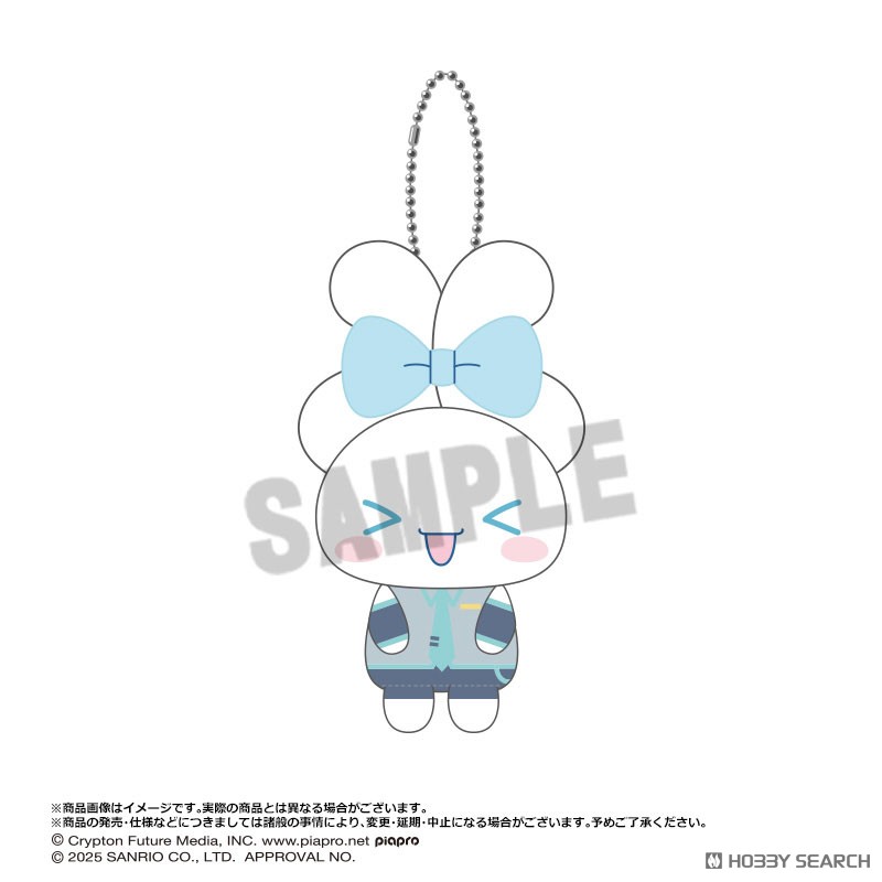 初音ミク×シナモロール おすわりくらぶぬいぐるみマスコット 6