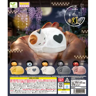 手のり灯~猫~ ふわり※减数可能