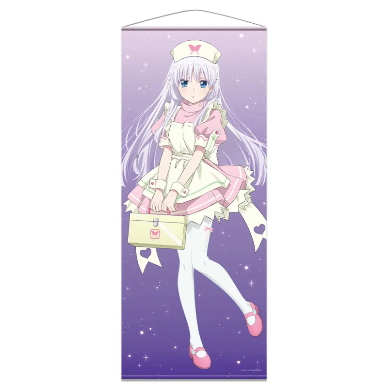 Summer Pockets ほぼ等身大タペストリー 鳴瀬 しろは ナースメイドver. 【描き下ろし】