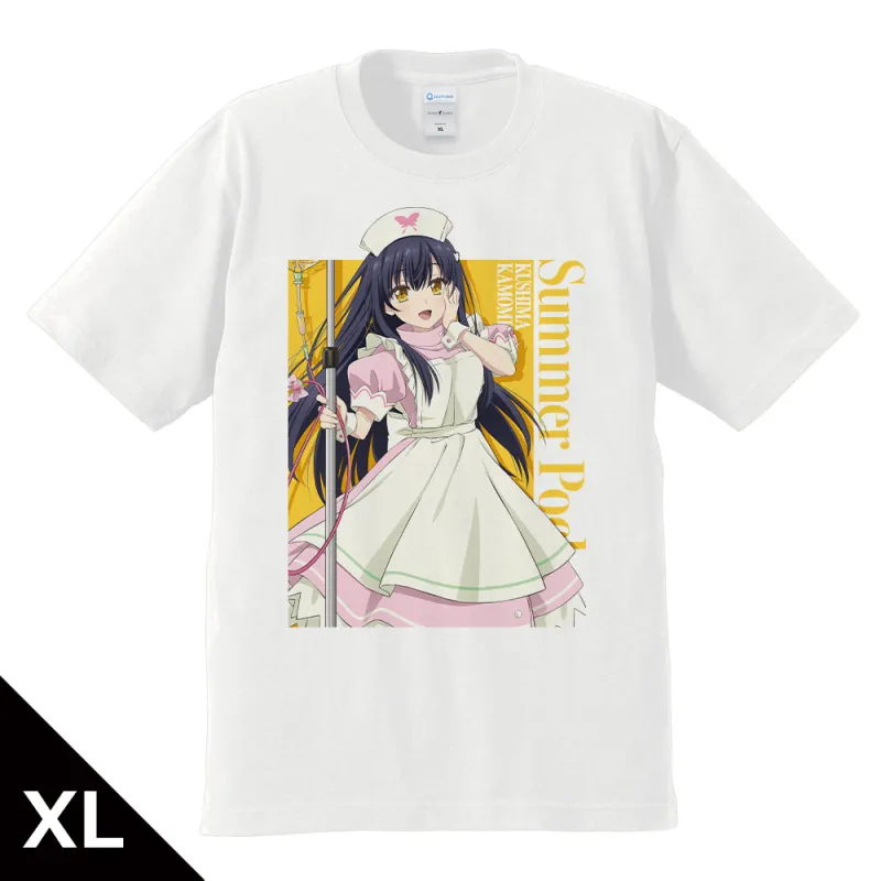 Summer Pockets Tシャツ 久島 鴎 ナースメイドver. XLサイズ 【描き下ろし】