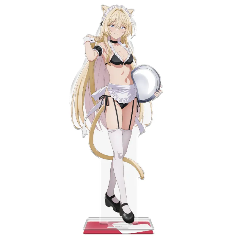 わたしが恋人になれるわけないじゃん、ムリムリ!(※ムリじゃなかった!?) BIGアクリルキャラスタンド 王塚 真唯 猫耳水着メイドver.【描き下ろし】