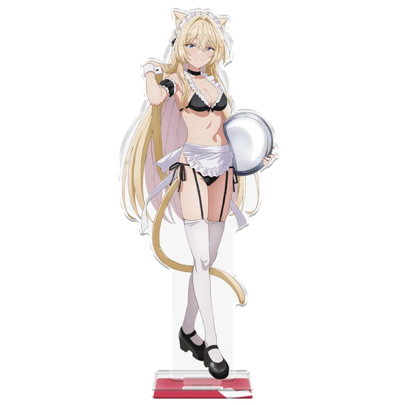わたしが恋人になれるわけないじゃん、ムリムリ!（※ムリじゃなかった!?）　アクリルキャラスタンド 王塚 真唯 猫耳水着メイドver.【描き下ろし】