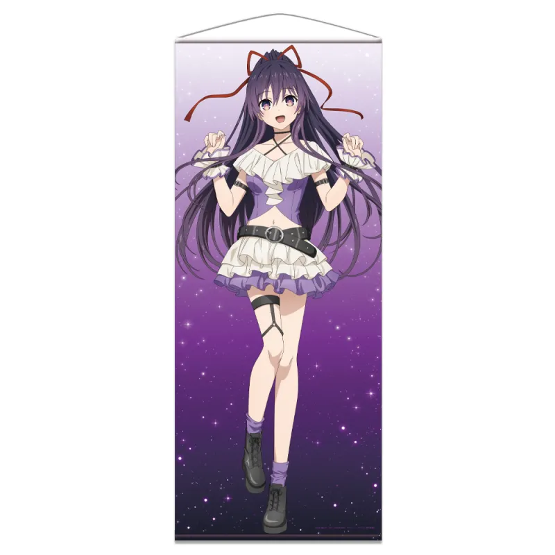 デート・ア・ライブV　ほぼ等身大タペストリー 夜刀神十香 ゴシックパンク ホワイトver. 【描き下ろし】