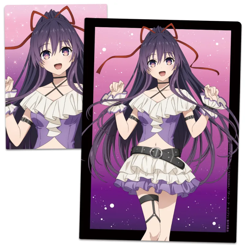 デート・ア・ライブV　クリアファイル 夜刀神十香 ゴシックパンク ホワイトver. 【描き下ろし】