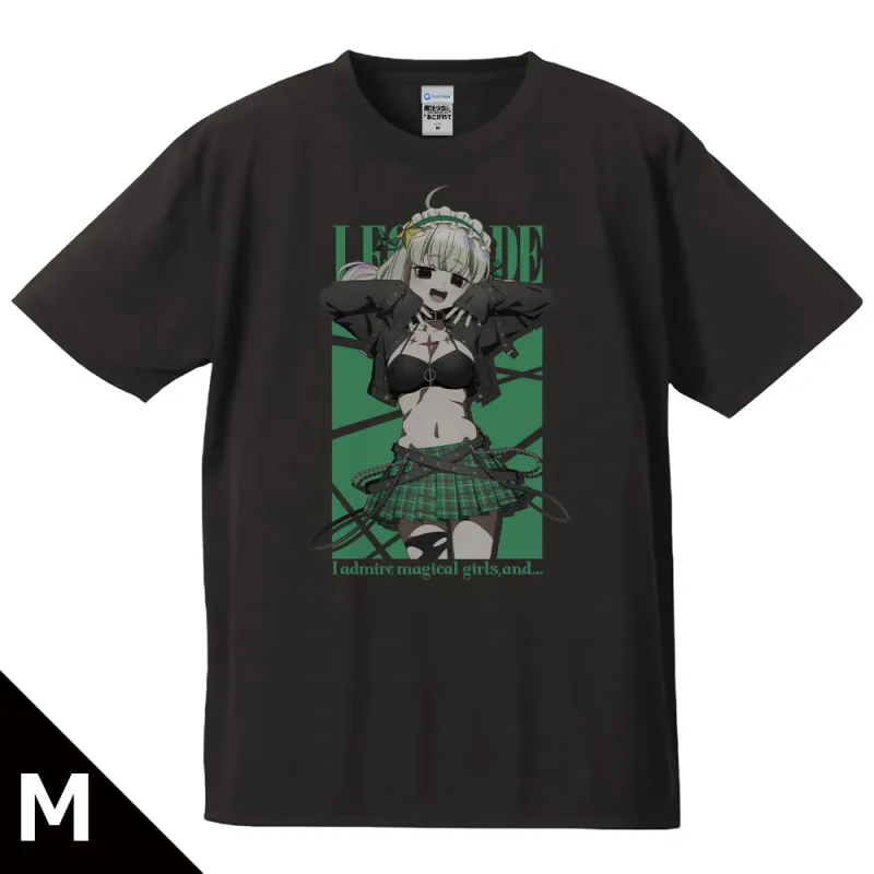 魔法少女にあこがれて　Tシャツ レオパルト ゴシックパンクver. Mサイズ 【描き下ろし】