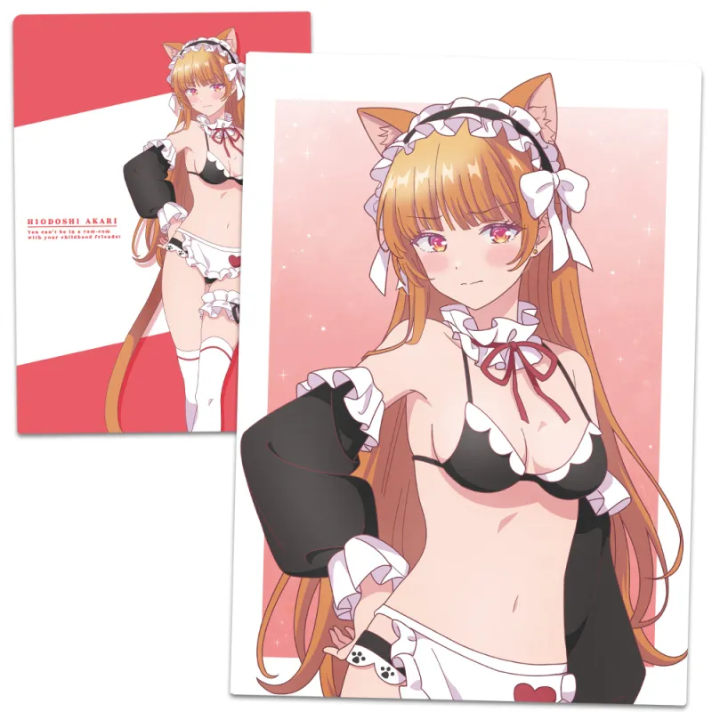 幼馴染とはラブコメにならない　クリアファイル 火威 灯 猫耳水着メイドver.【描き下ろし】