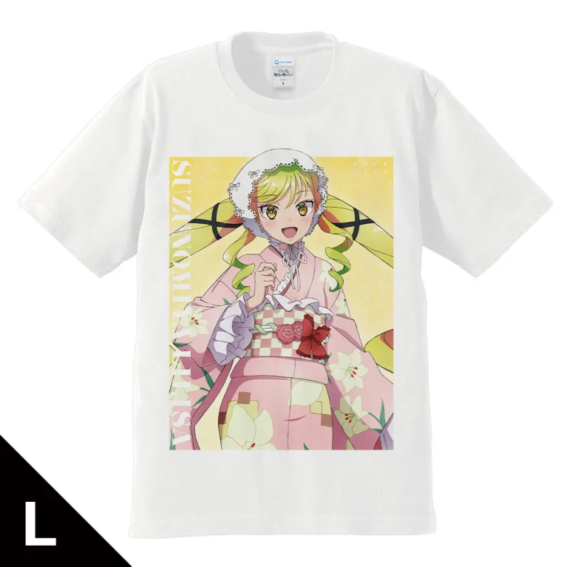 ロックは淑女の嗜みでして　Tシャツ 鈴ノ宮りりさ 振袖ver. Lサイズ【描き下ろし】
