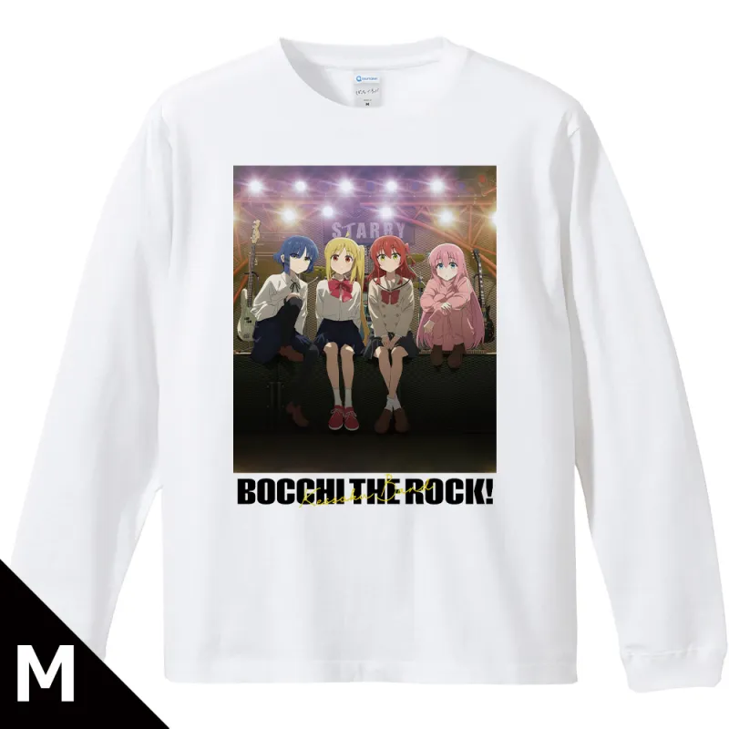 ぼっち・ざ・ろっく! リブ付ロングスリーブTシャツ ひとり&虹夏&リョウ&郁代 Mサイズ
