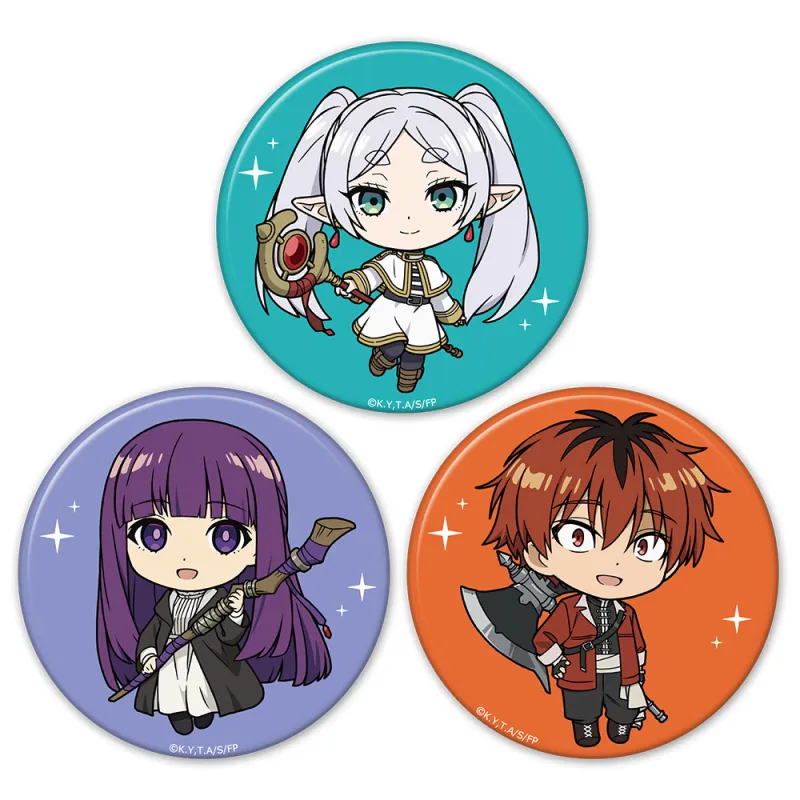 葬送のフリーレン 缶バッジ3個セット フリーレン&フェルン&シュタルク