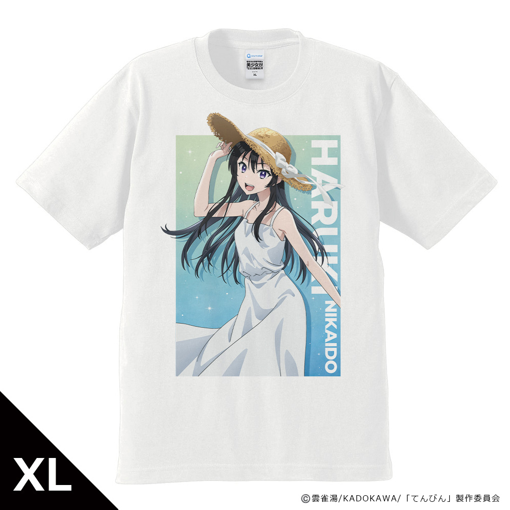 転校先の清楚可憐な美少女が、昔男子と思って一緒に遊んだ幼馴染だった件 Tシャツ 二階堂春希 ティザービジュアル夏ver. XLサイズ 2