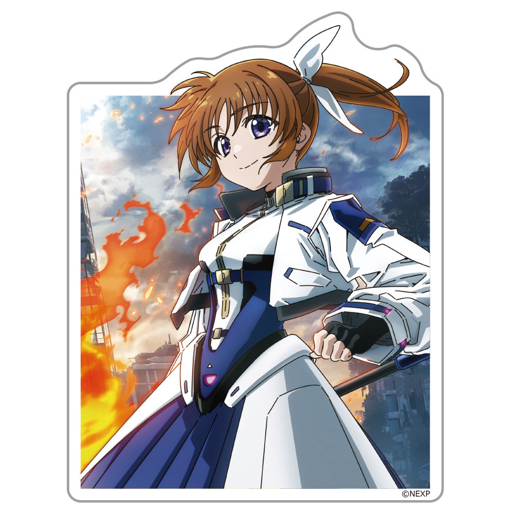 魔法少女リリカルなのは EXCEEDS Gun Blaze Vengeance ダイカットステッカー なのは 2