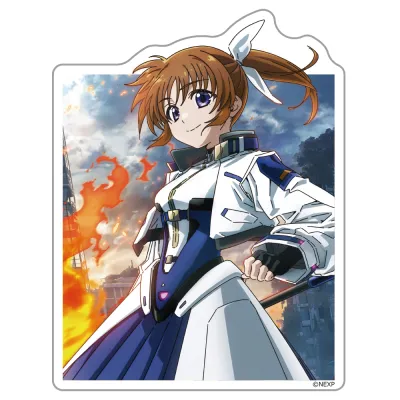 魔法少女リリカルなのは EXCEEDS Gun Blaze Vengeance ダイカットステッカー なのは