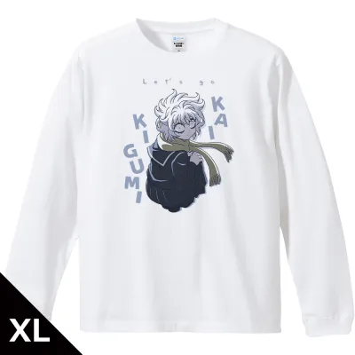 レッツゴー怪奇組 リブ付ロングスリーブTシャツ メチャ子 XLサイズ