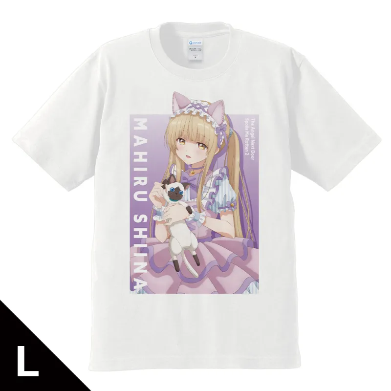 お隣の天使様にいつの間にか駄目人間にされていた件2 Tシャツ 椎名真昼 猫耳ロリィタファッションver. Lサイズ