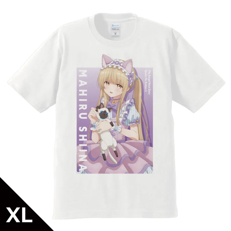 お隣の天使様にいつの間にか駄目人間にされていた件2 Tシャツ 椎名真昼 猫耳ロリィタファッションver. XLサイズ