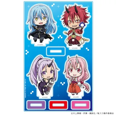 アクリルキャラスタンド リムル 魔王ver.&ベニマル&シュナ&シオン デフォルメキャラ