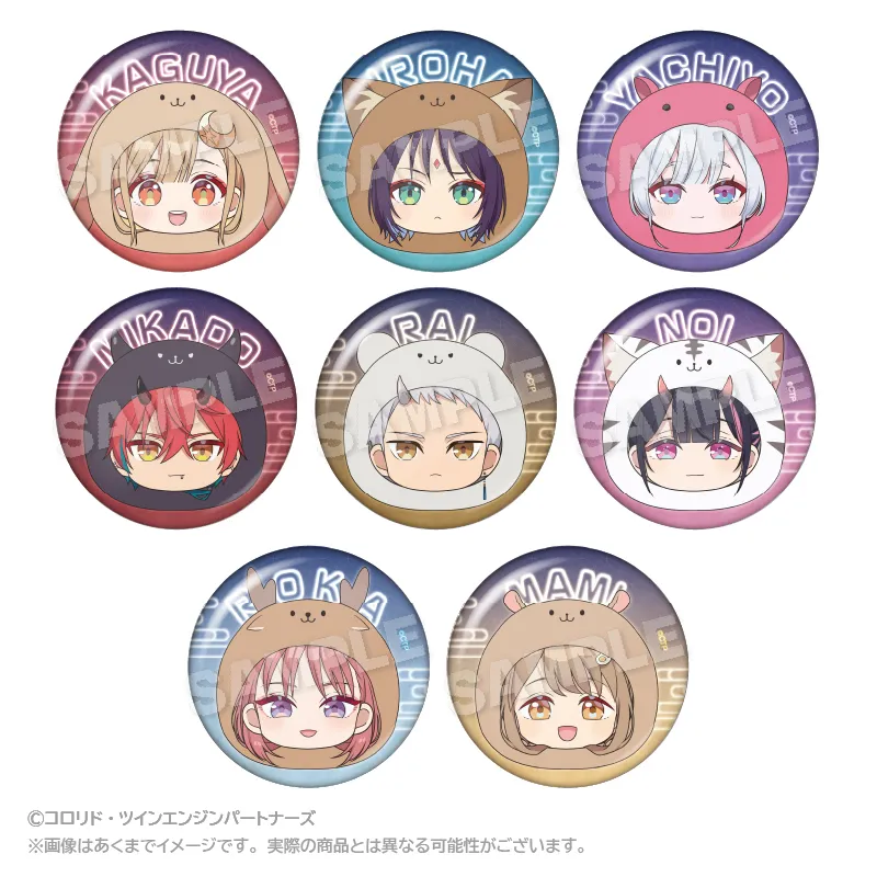 超かぐや姫! まるめいつトレーディング缶バッジ