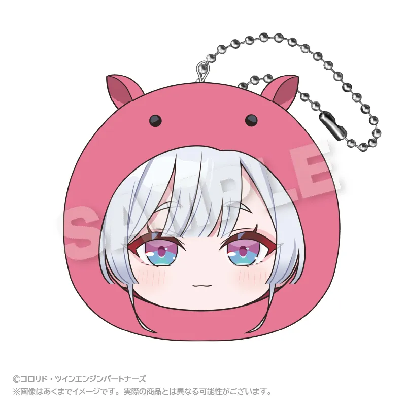 まるめいつクッションキーホルダー 月見ヤチヨ