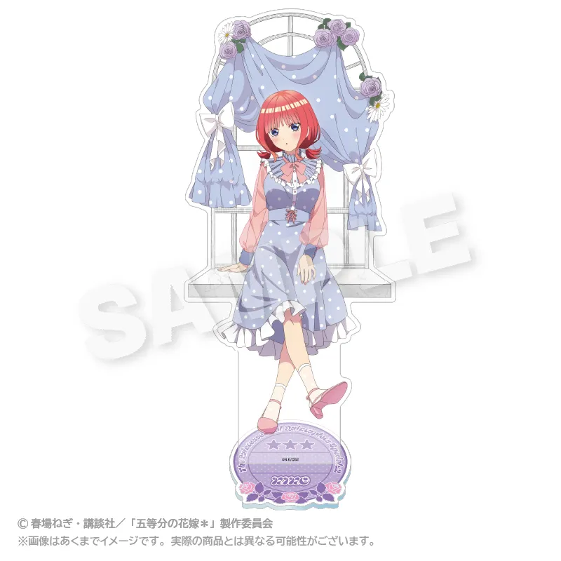 五等分の花嫁＊（水玉パステル） BIGアクリルスタンド 水玉パステルver. 中野 二乃