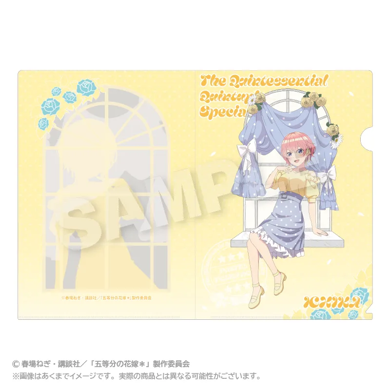 五等分の花嫁＊（水玉パステル） クリアファイル 水玉パステルver. 中野 一花