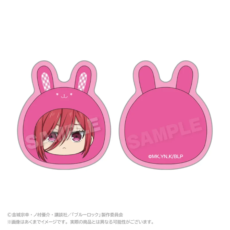 ブルーロック　まるめいつクリップ うさぎver. 千切 豹馬