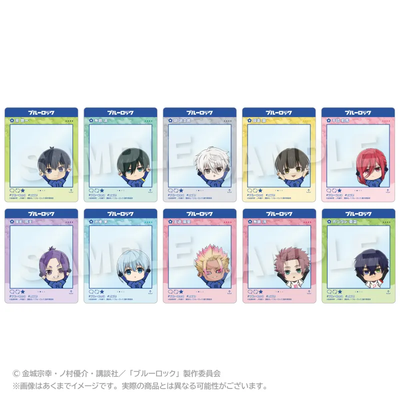 ブルーロック トレーディングSNS風カード ぽいんつver.