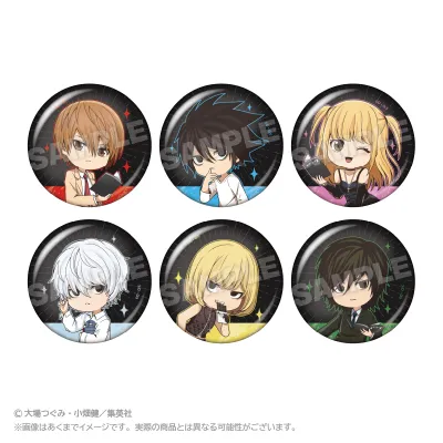 DEATH NOTE トレーディング缶バッジ ちょいのびver.