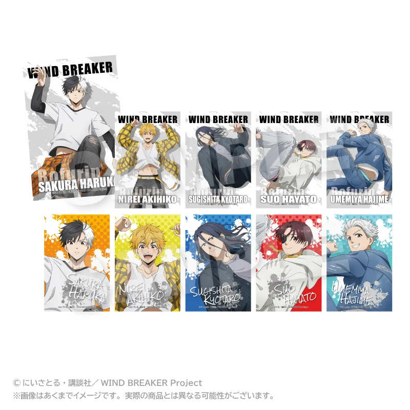 WIND BREAKER トレーディングポストカード アクロバットver.