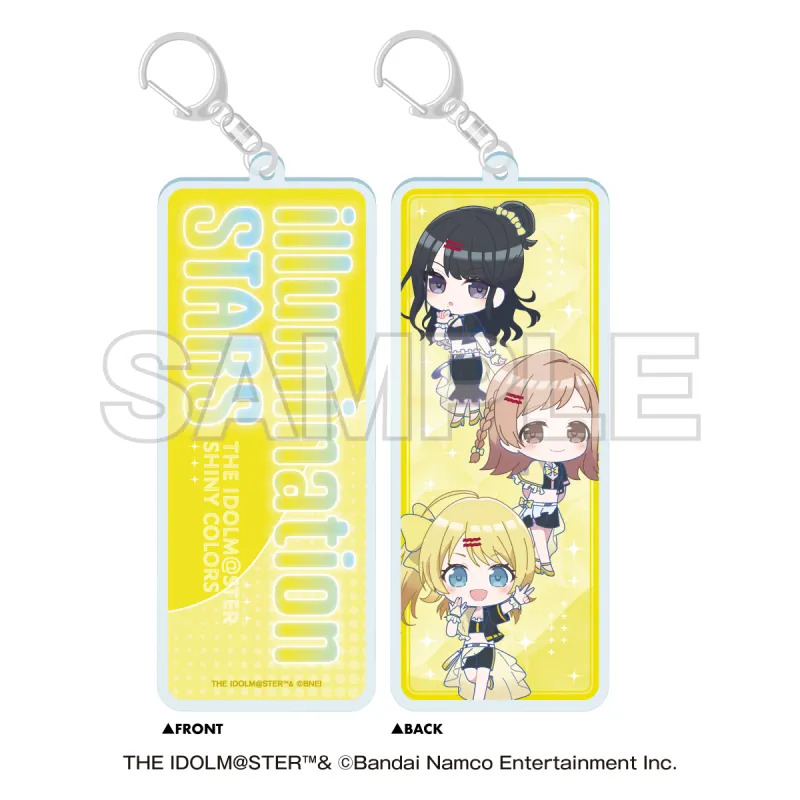 NTTドコモ×アイドルマスター シャイニーカラーズ　両面ユニットキーホルダー 283プロ イルミネーションスターズ